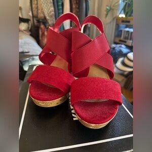 American Eagle Outfitters Wedge Sandals Size 8